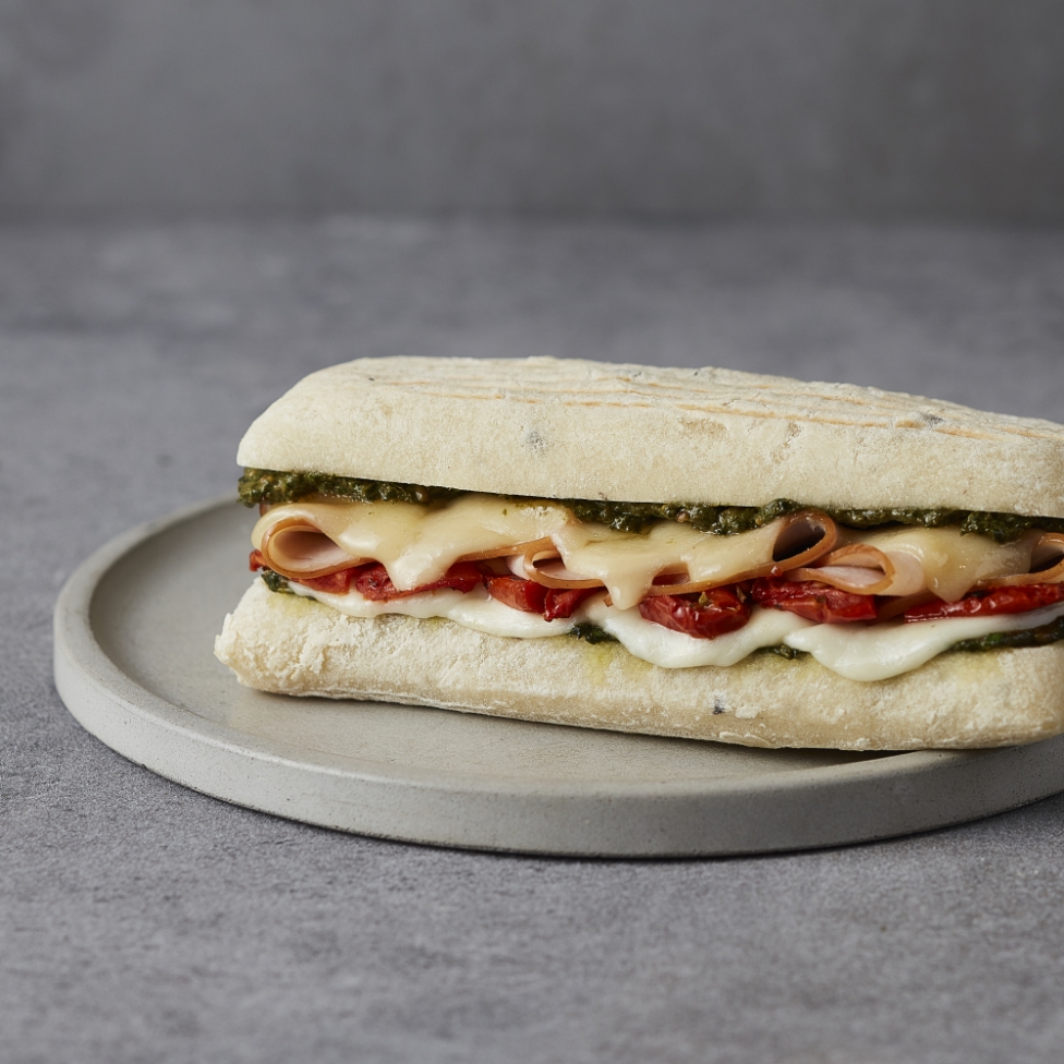 Pesto Ham & Cheese Panini